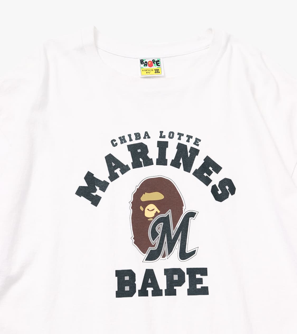 BAPE X CHIBA LOTTE - 25SS COLLEGE TEE 상품이미지4