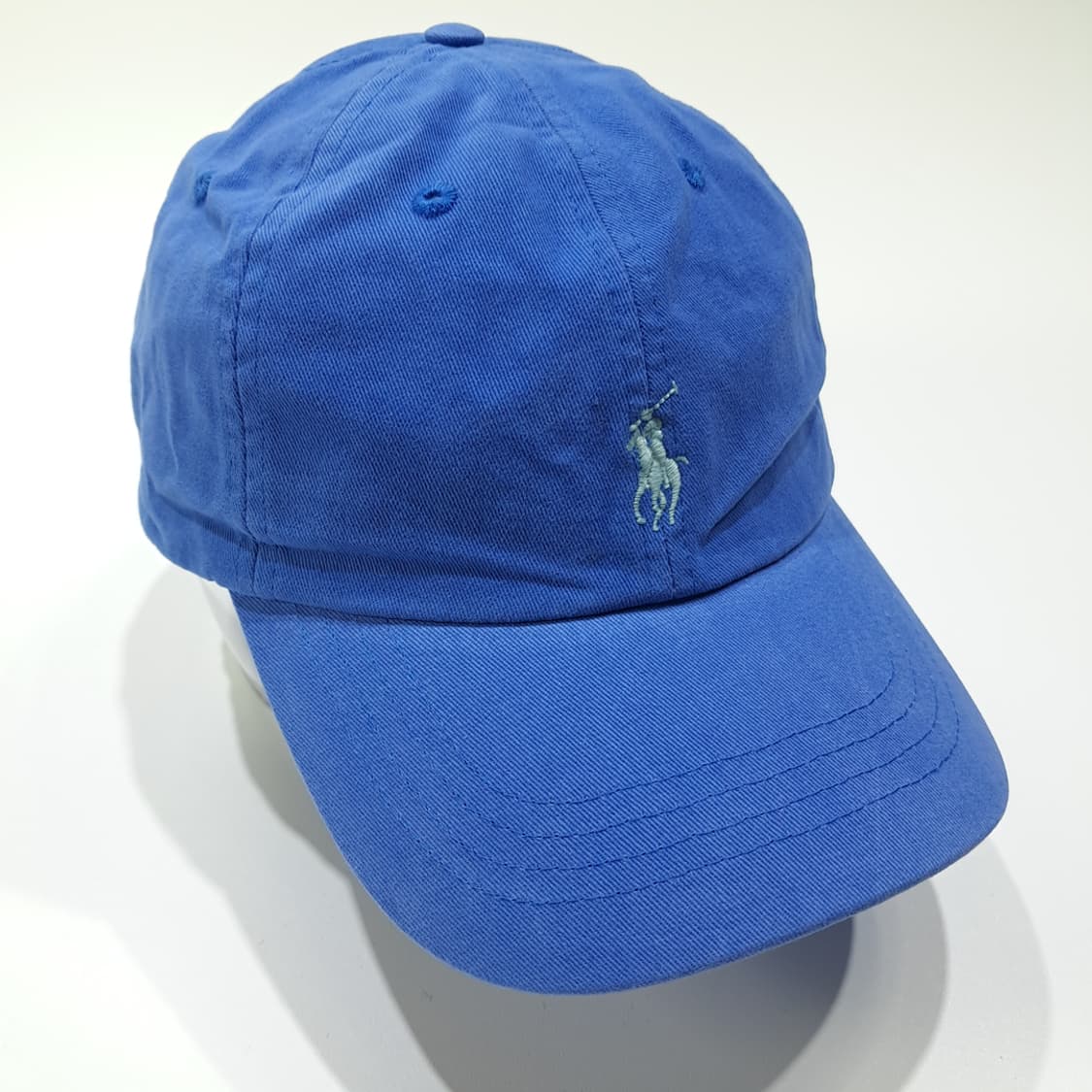 CL521 폴로 스카이블루 포니자수 로얄 블루 볼캡 모자 상품이미지2