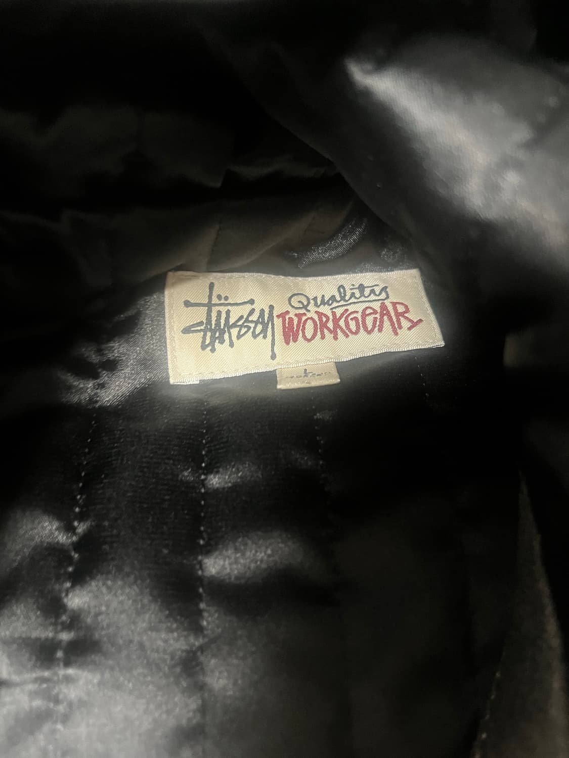 스투시 스톤워시 레더 후드 자켓 상품이미지2