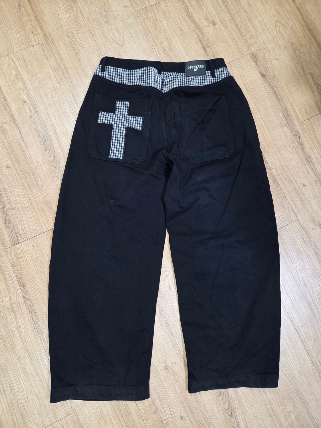 OY 오와이-CHECK MIX WIDE VOLUME PANTS  상품이미지1