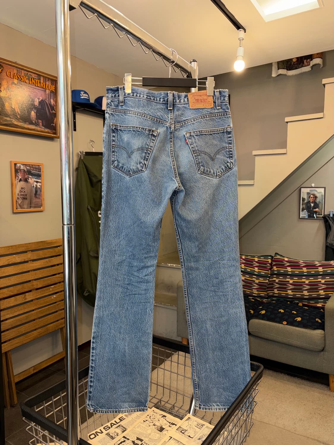 Early 00’s Levi’s 517 USA flare denim 상품이미지8