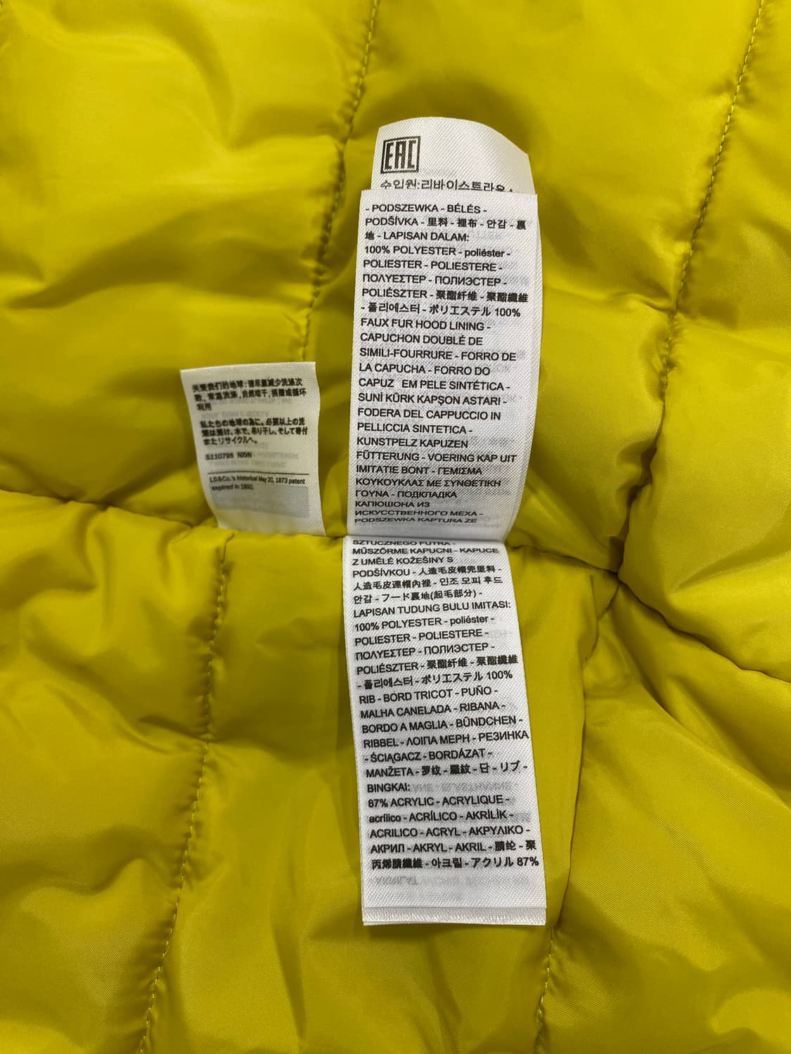 리바이스 Levi’s 유틸리티 롱패딩 자켓 L 상품이미지6