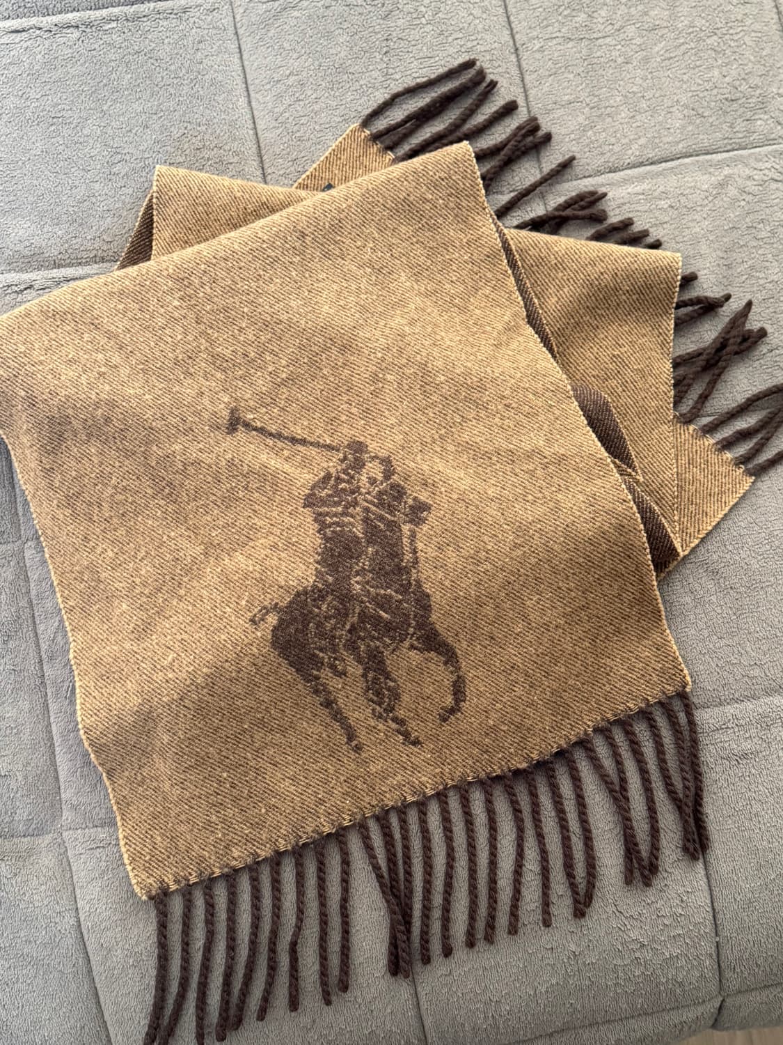 폴로 랄프로렌 리버시블 빅포니 머플러 상품이미지2