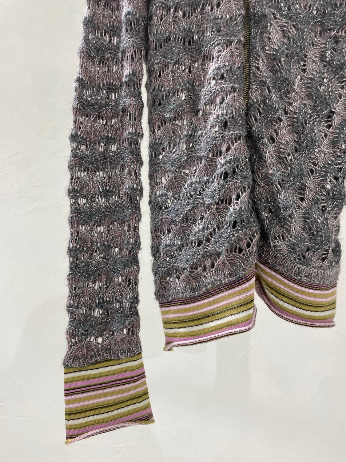 D&G 2-ZIP 크로쉐 니트 자켓 상품이미지4