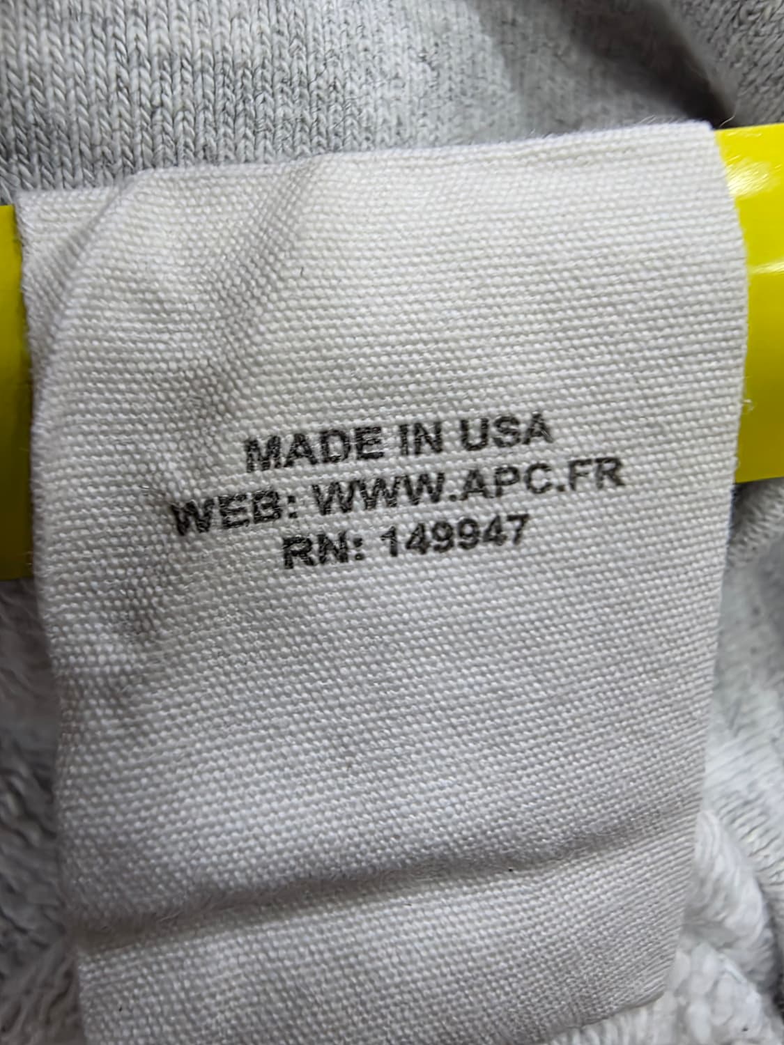 아페쎄 A.P.C. 로고 맨투맨 상품이미지6