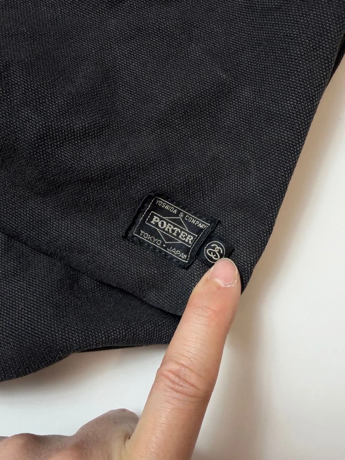 스투시 x 요시다포터 18FW 2웨이 피그먼트 캔버스 크로스백 Q1481 상품이미지3