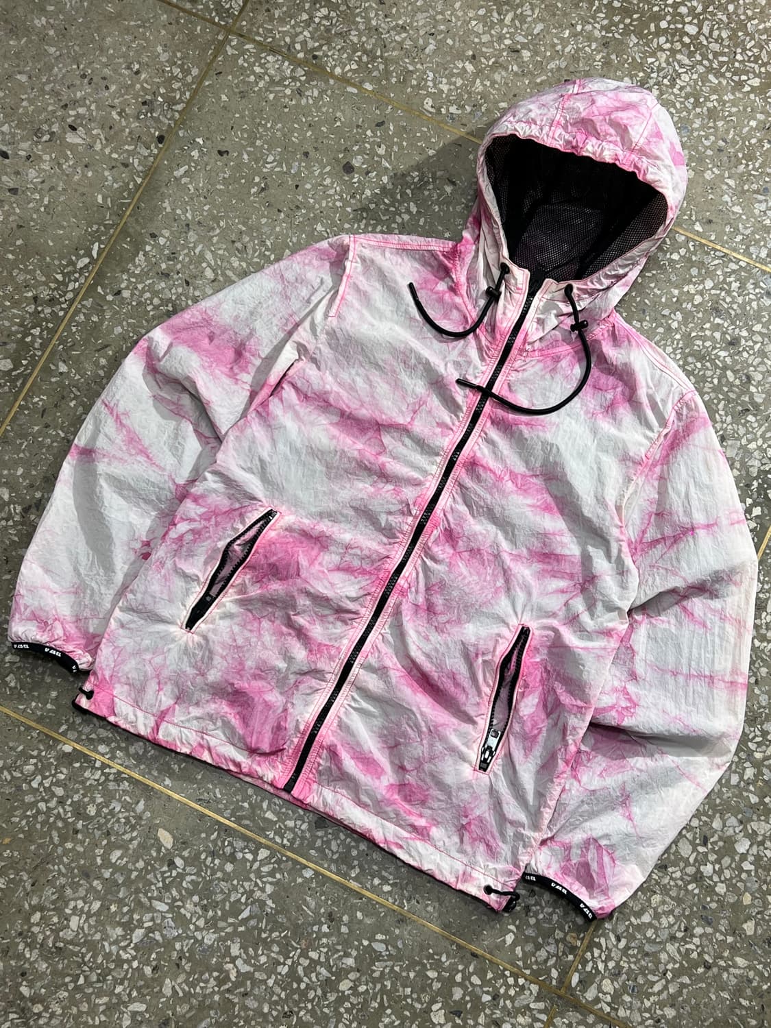 Diesel Tie-dye Nylon Hoodie Windbreaker  상품이미지1