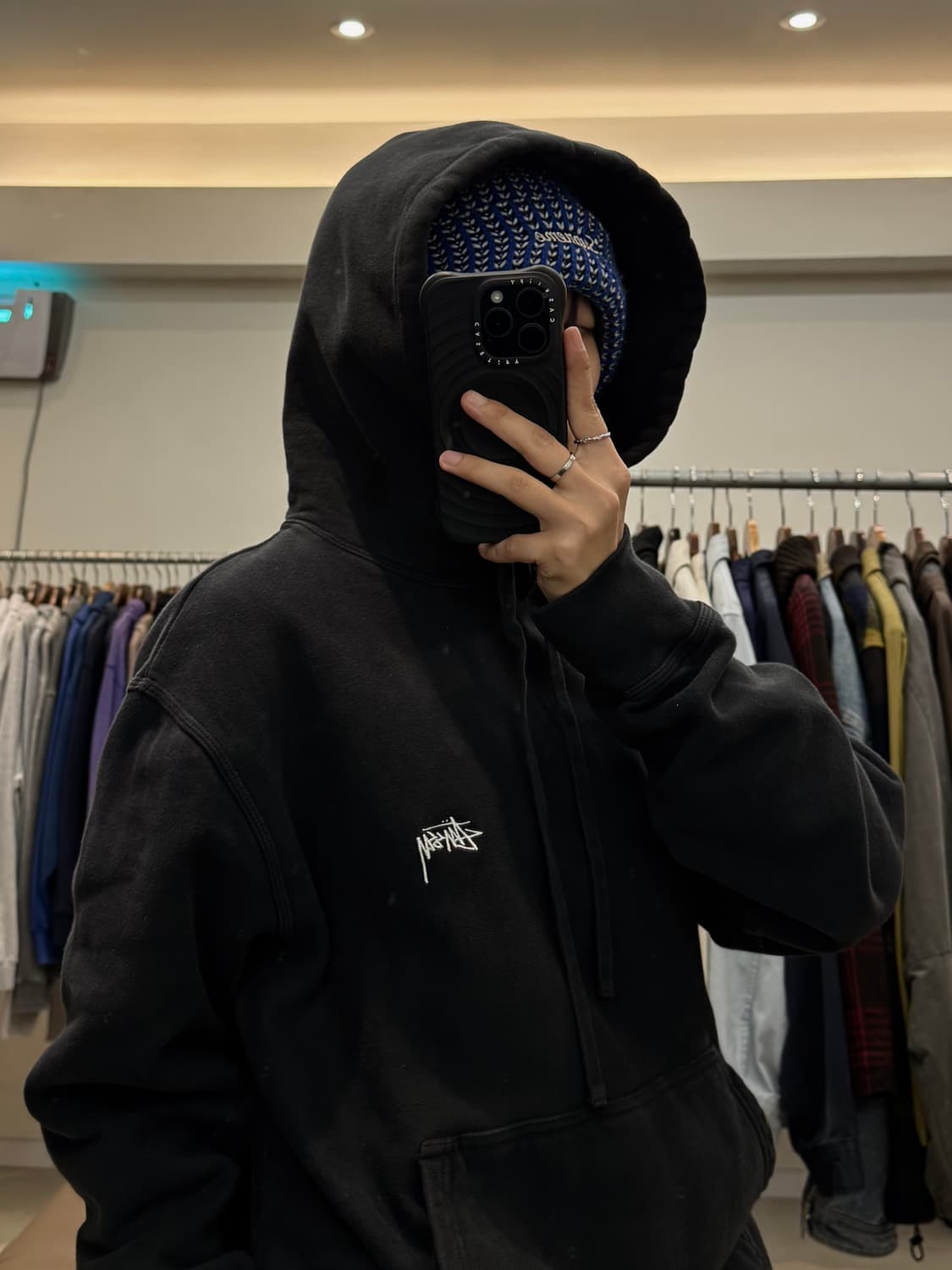 스투시 베이직 로고 후드티 상품이미지4