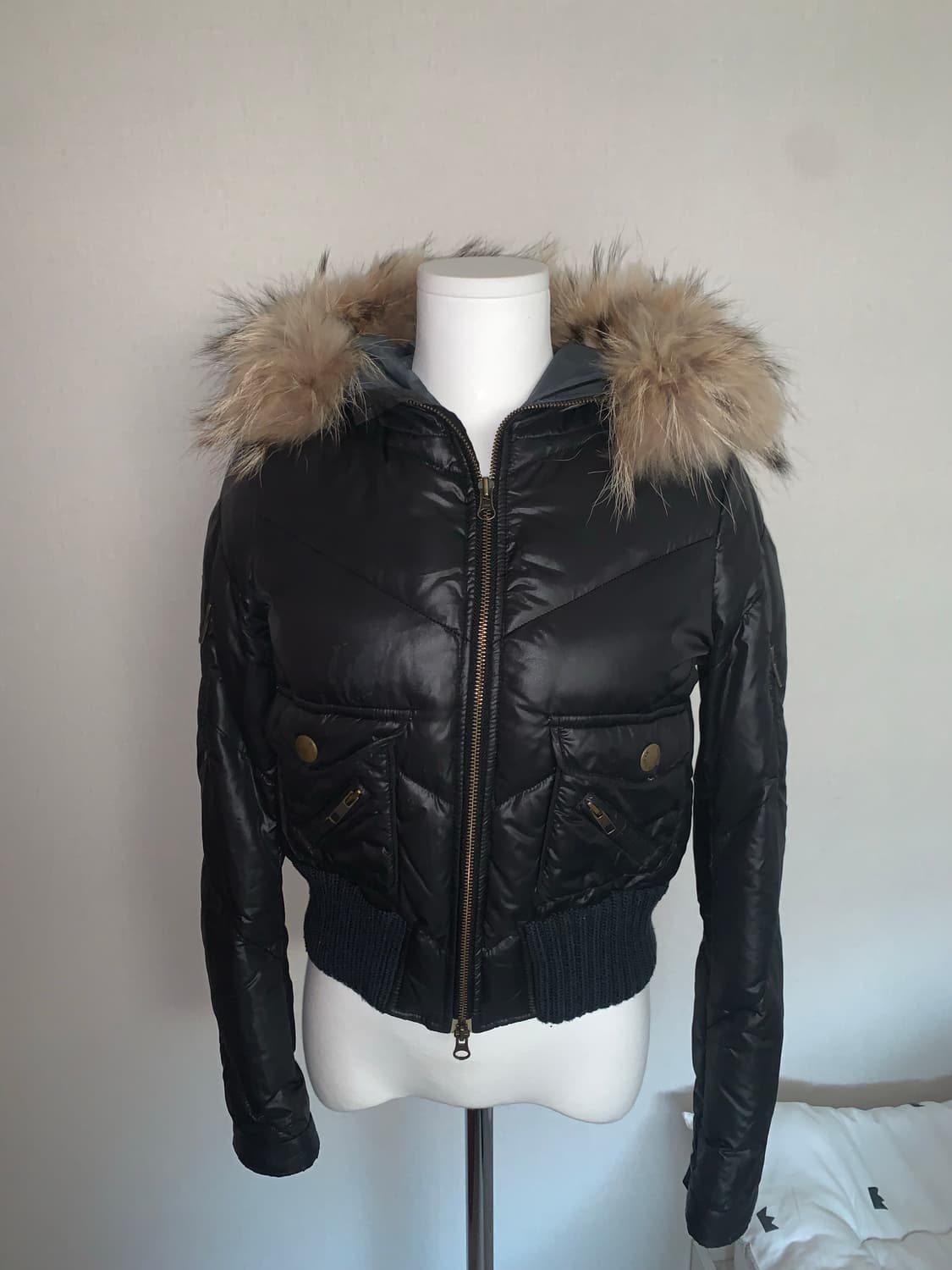 빈티지 퍼 패딩 점퍼 상품이미지1