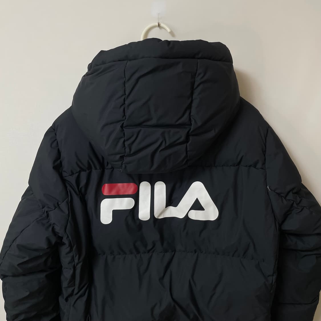 [ L ] 휠라 빅로고 프리미엄 덕다운 패딩 상품이미지7