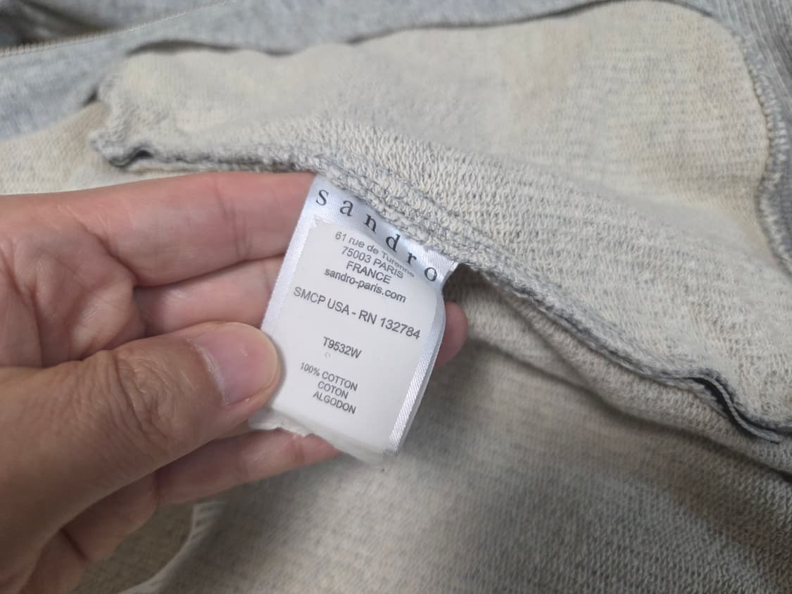 산드로 옴므 베이직 후드 집업  상품이미지8