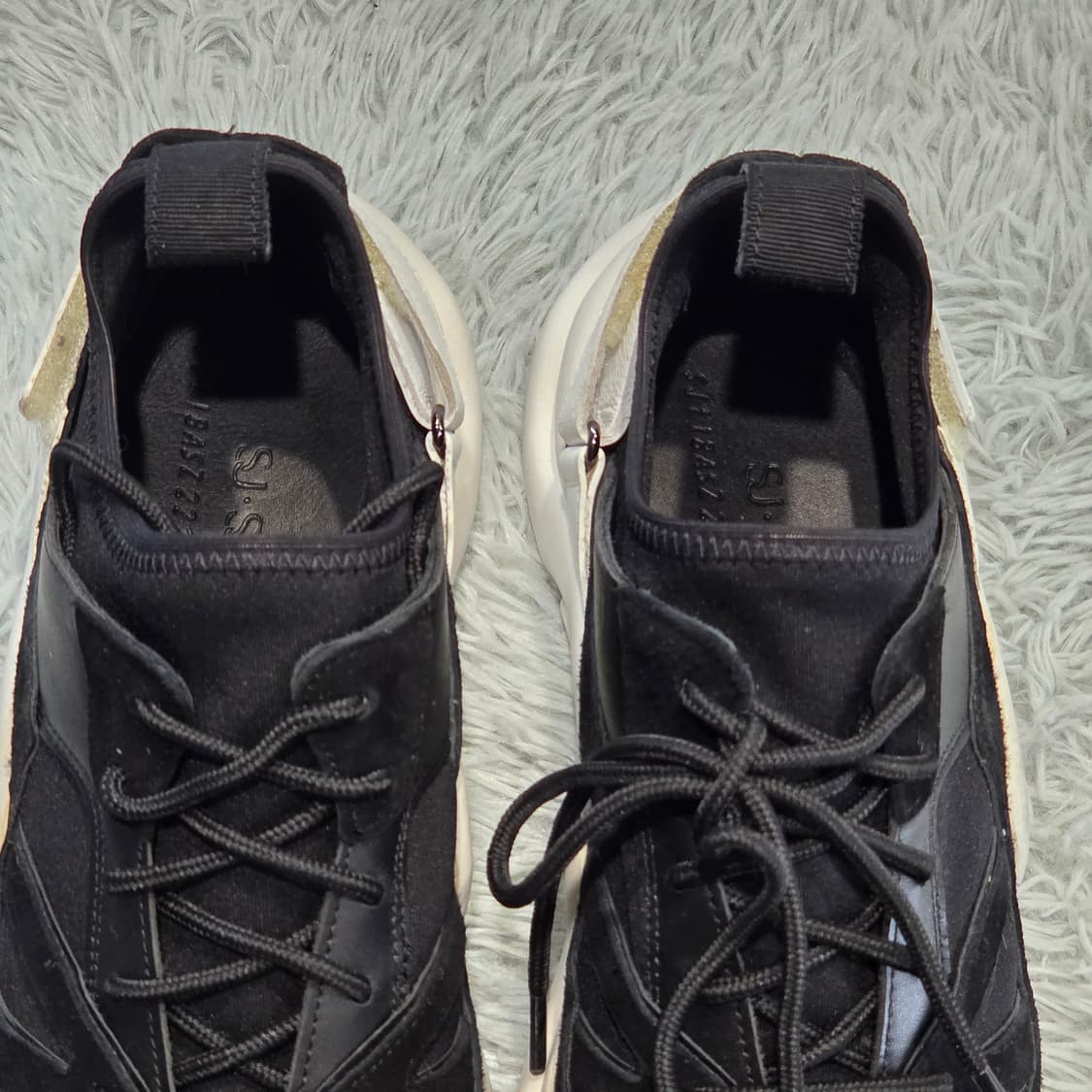 2a-15:SJ SJ 블랙 러너 스니커즈 240mm(실착235) 상품이미지6