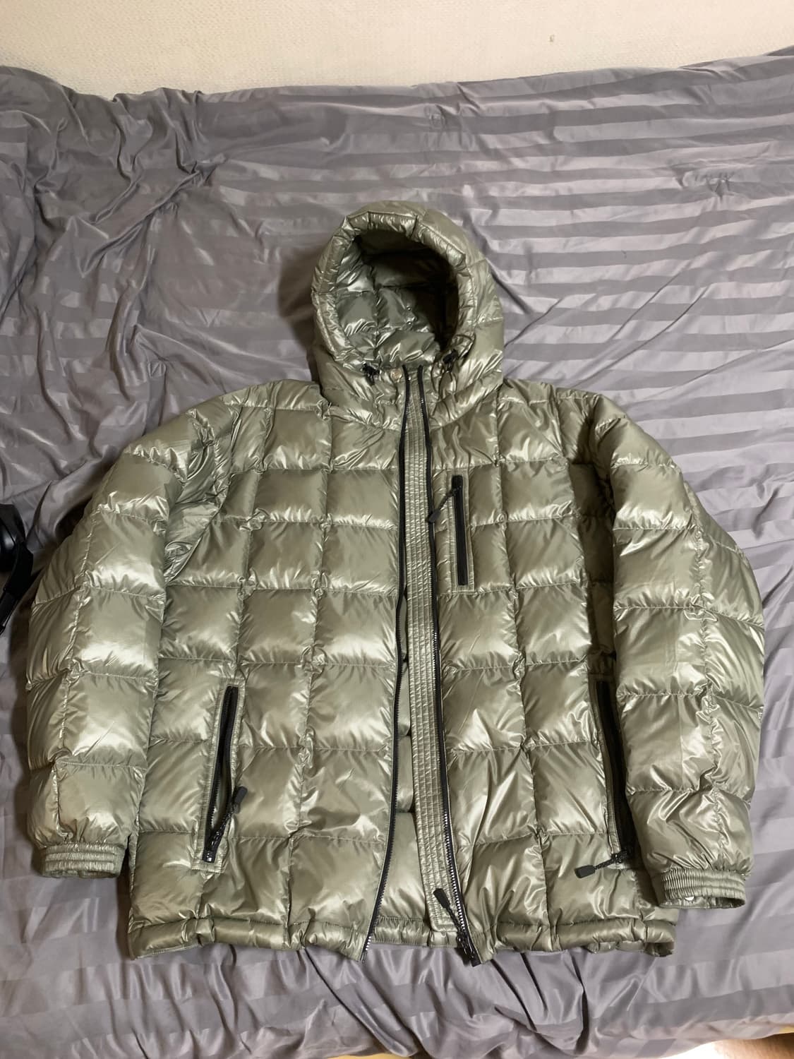 카키스 후드다운자켓 상품이미지2