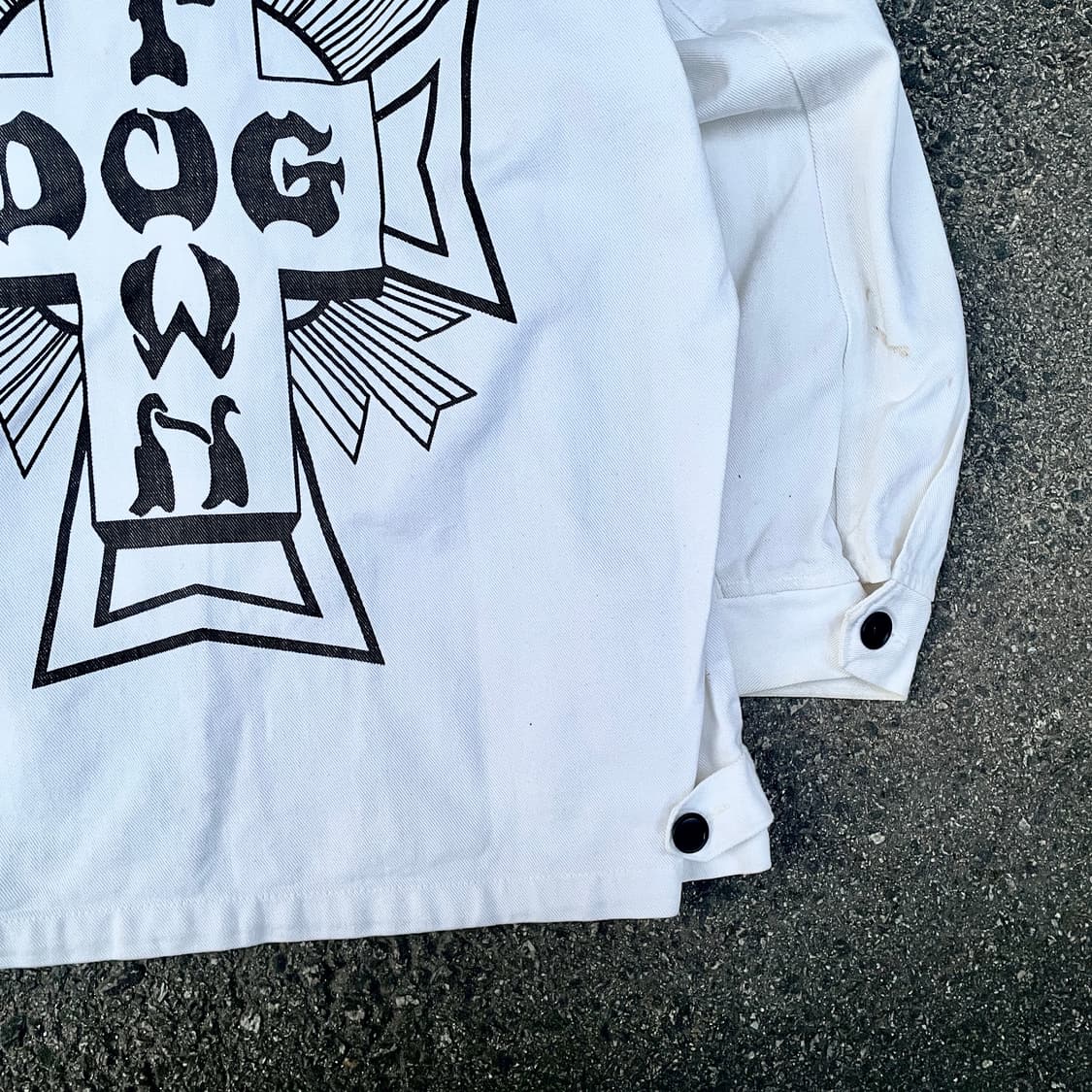 90s Dogtown 도그타운 크로스 빅로고 팀자켓 올드스쿨 자켓 XL 상품이미지4