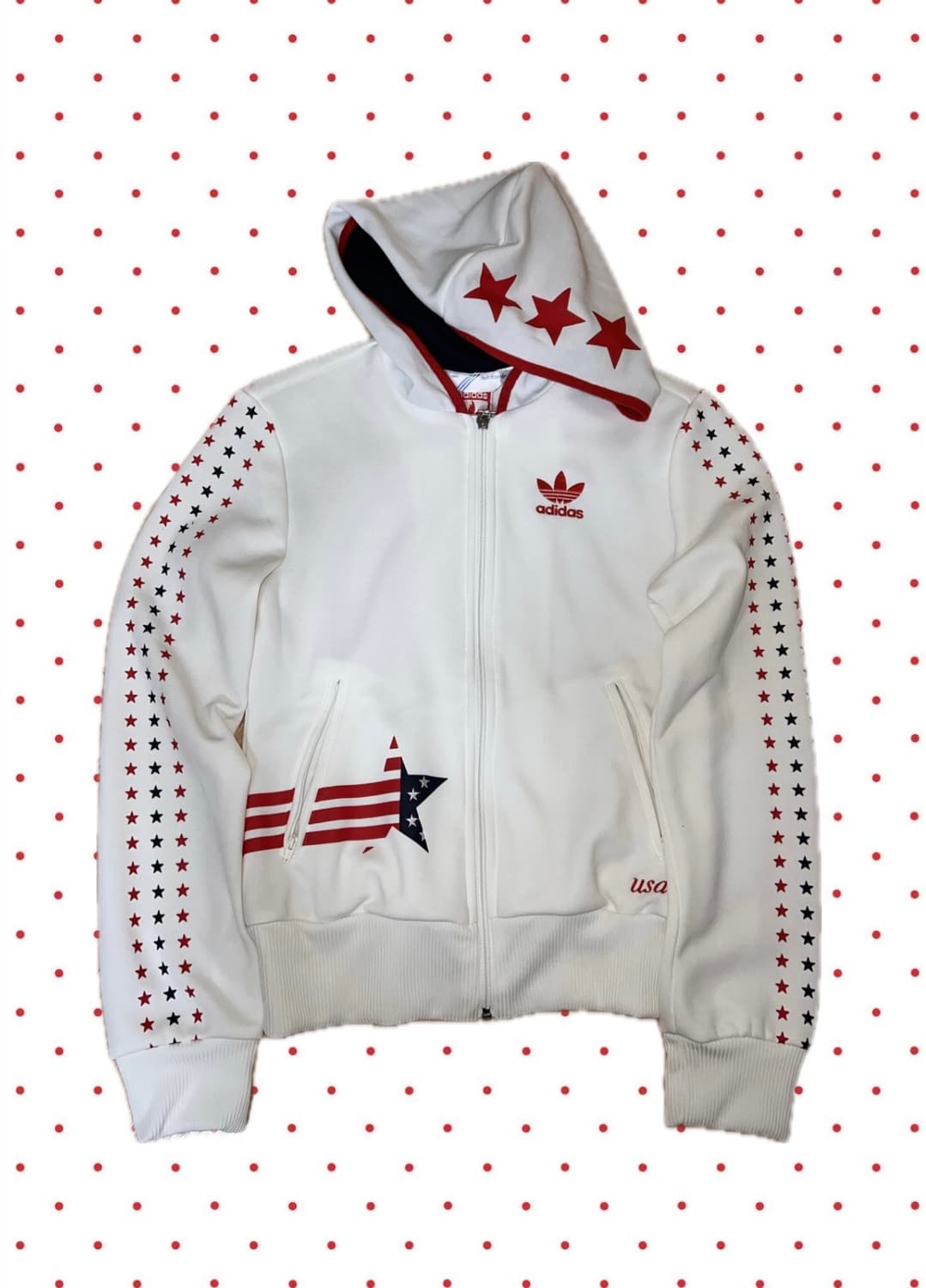네고제안가능) 아디다스 USA 성조기 희귀 져지 상품이미지1