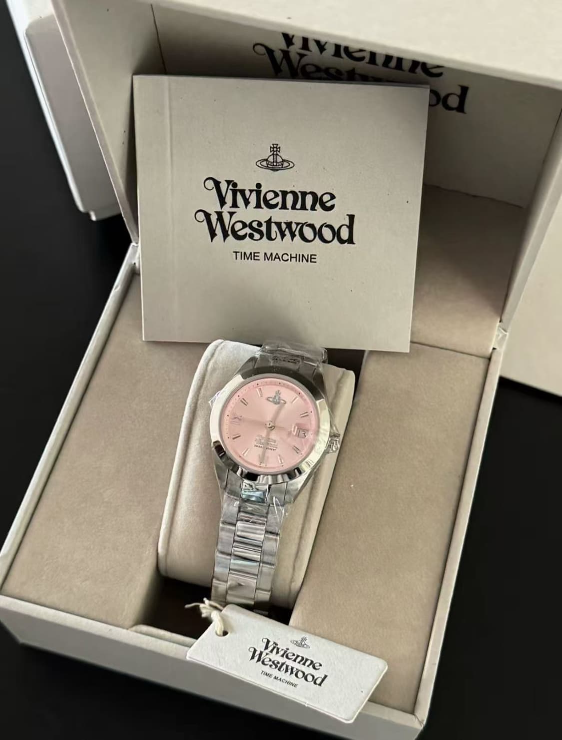 비비안 웨스트우드 펜처치 실버 핑크 상품이미지1