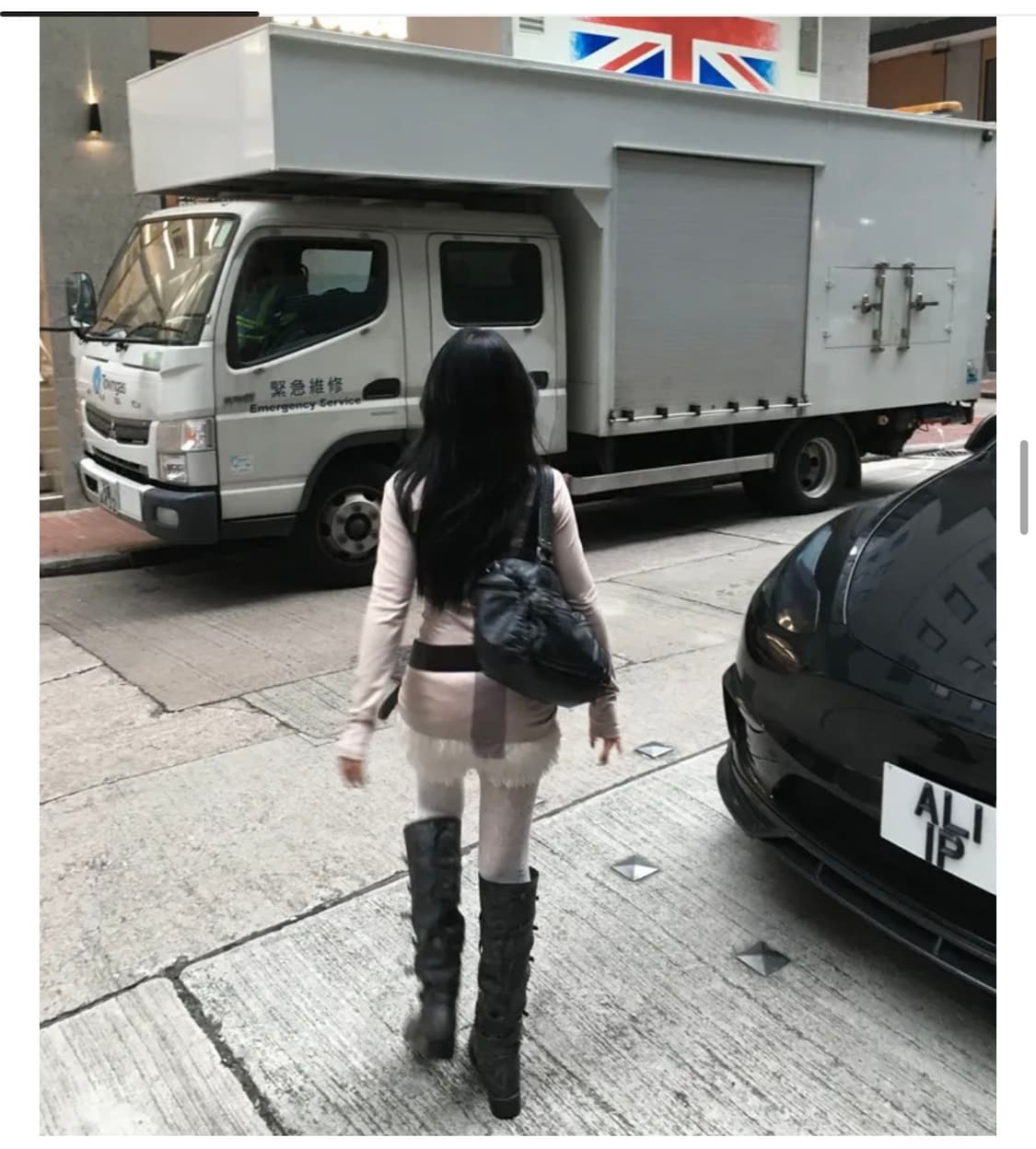 새상품) 워싱 스트랩 버클 부츠 245 상품이미지5