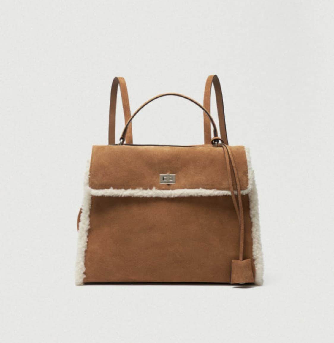 더바넷 시어링 백팩 리본빛 스무스무드 라벨르블랑 상품이미지2