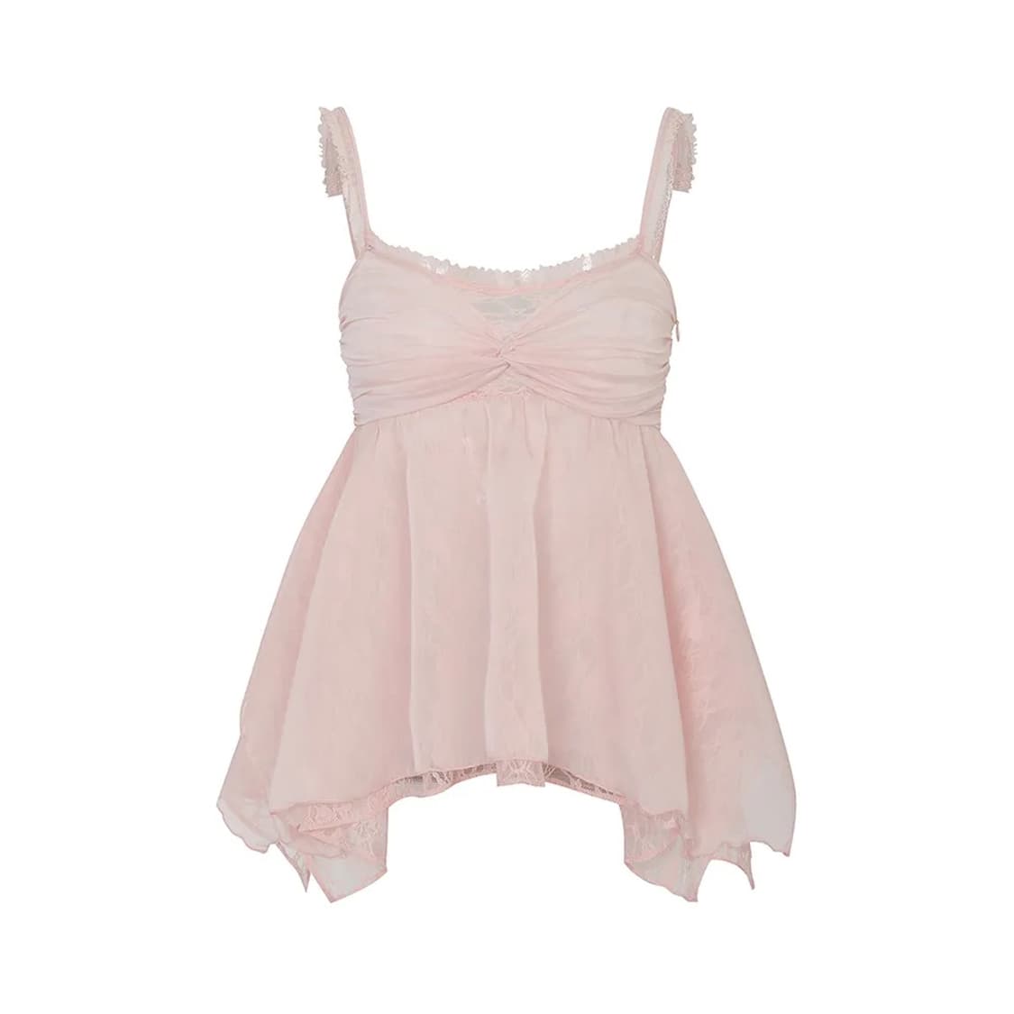 페인오어플레져 로즈 셔링 탑 상품이미지1