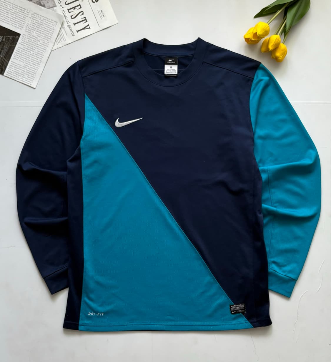 Nike 나이키 빈티지 롱슬리브 블루 져지  상품이미지2