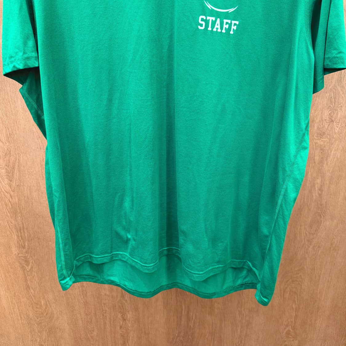 아디다스 반팔 티셔츠 로고 레터링 프린팅 라운드넥 디테일 오버핏 그린 상품이미지5