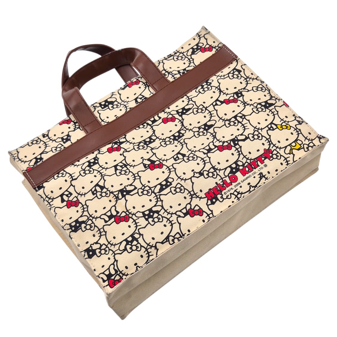 06s 키티 x 마츠모토 키요시 한정 레더 토트백 상품이미지3
