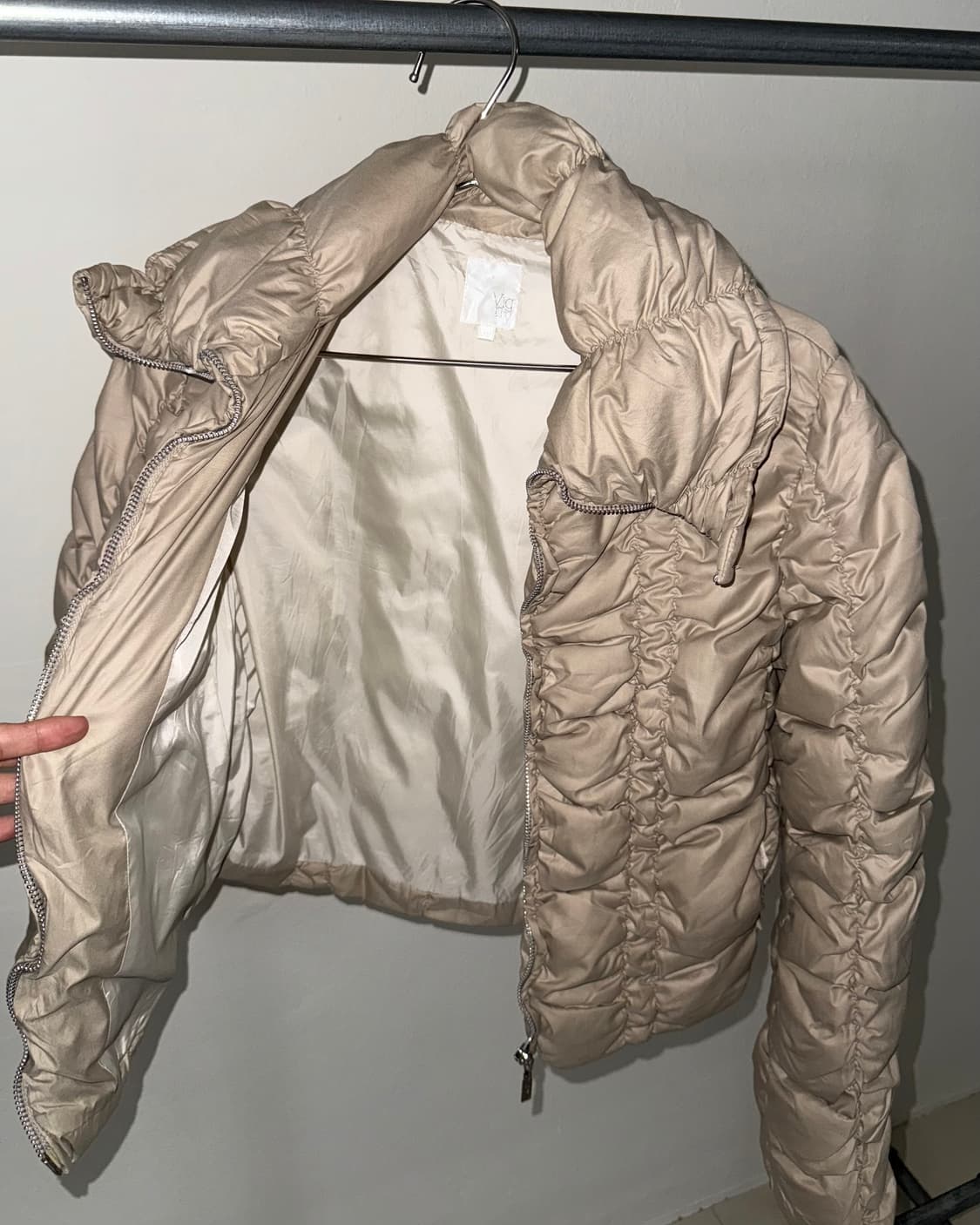 빈티지 셔링 패딩 상품이미지4