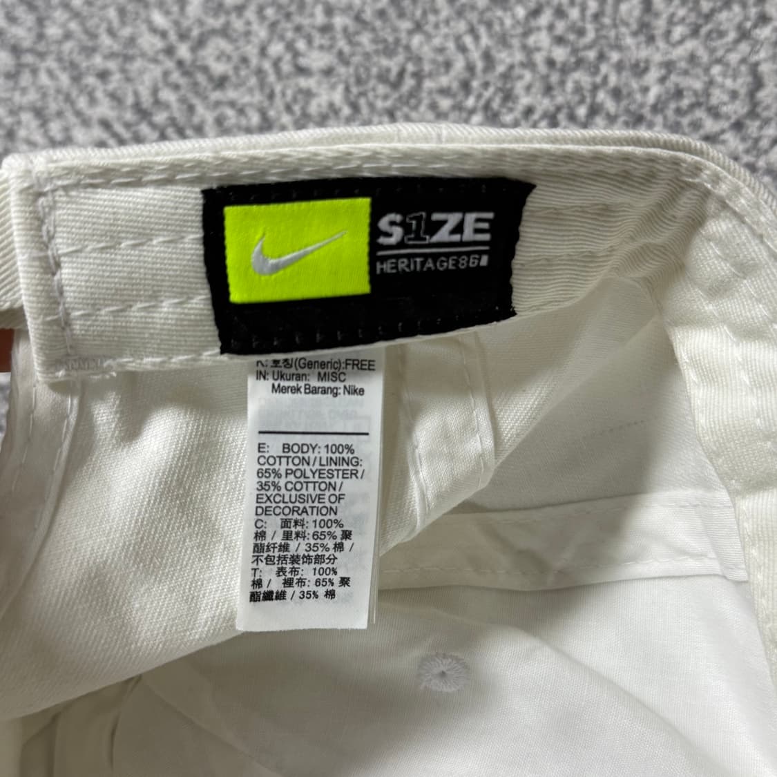 [택달린 새상품] 나이키 볼캡 상품이미지4