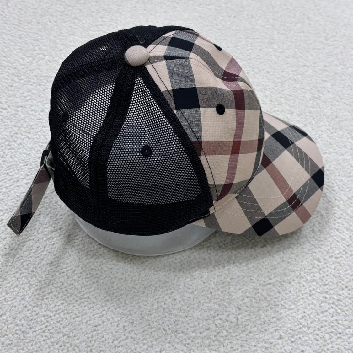 130 닥스 키즈 체크패턴 볼캡 모자 0320E 상품이미지4