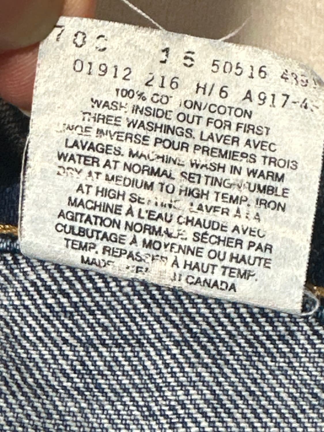 캐나다산 516 리바이스  상품이미지5