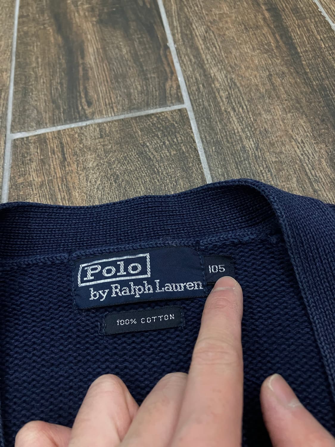 90s 폴로 랄프로렌 브이넥 오버핏 가디건 상품이미지6