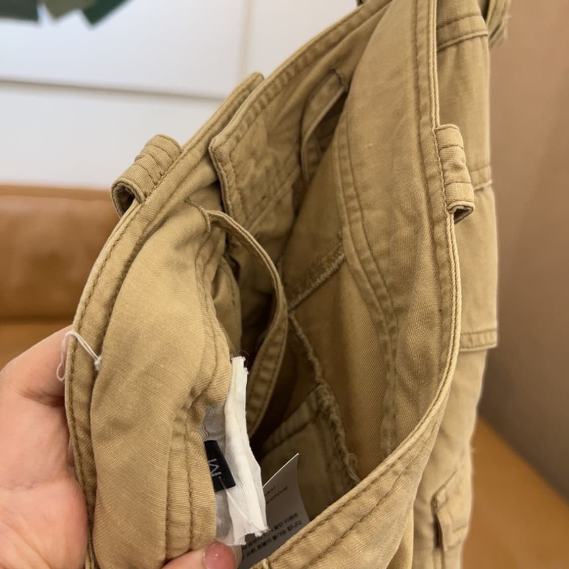 빈티지 올드스쿨 카고팬츠 면 반바지 M C04258  상품이미지2