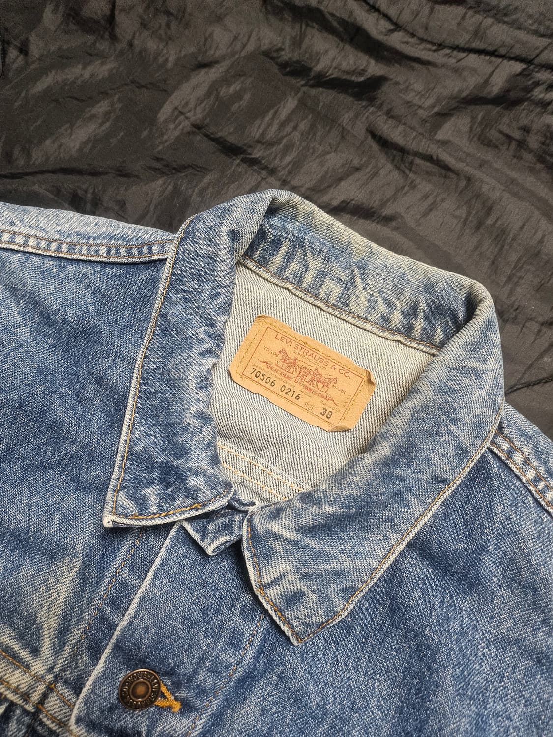 리바이스 97년 70506 데님 트러커 자켓 38 상품이미지3