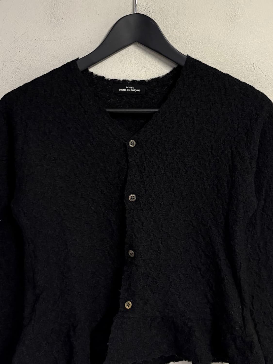 COMME des GARCONS TRICOT textured cardig 상품이미지3