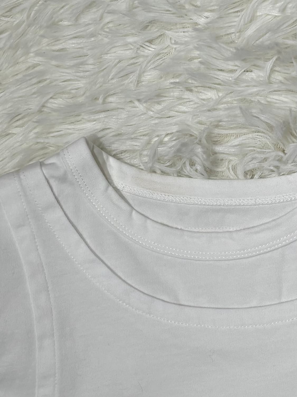 마땡킴 화이트 레이어드 반팔 상품이미지7