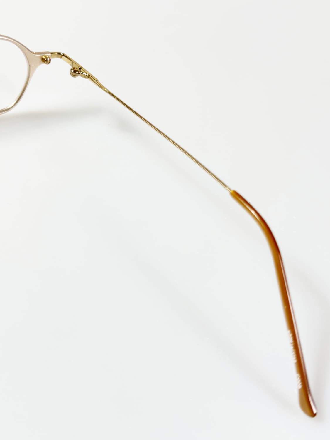MOON STAR 골드 슬림 스퀘어 메탈 빈티지 안경 상품이미지6