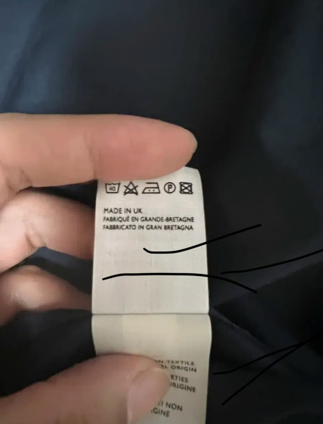 마가렛 호웰 네이비 반팔셔츠 상품이미지4