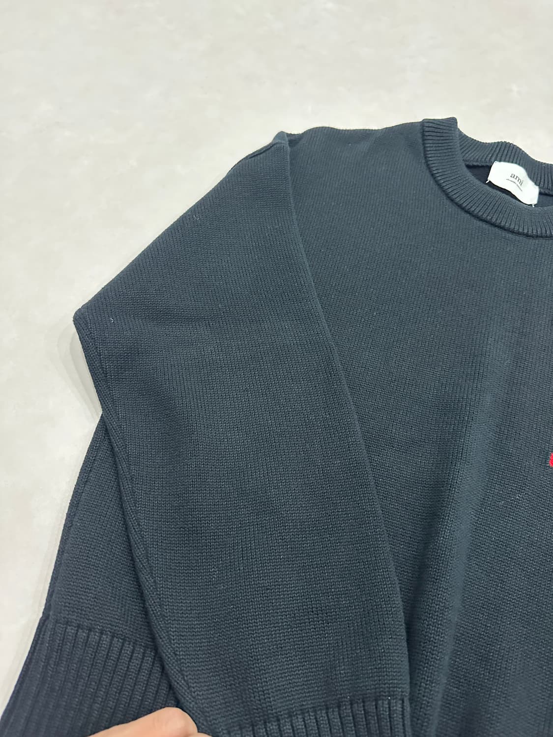 아미 빅 로고 니트 상품이미지4