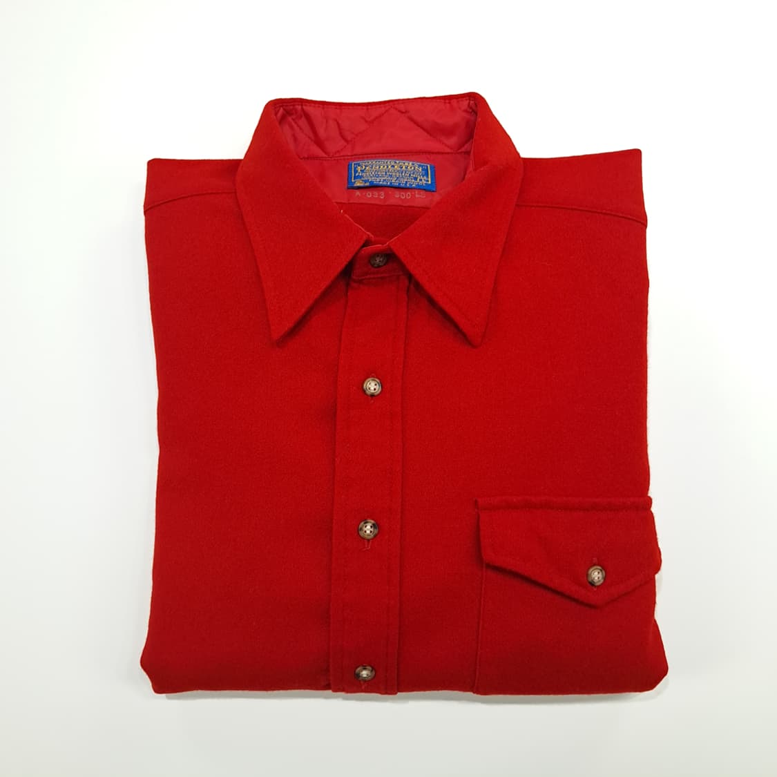 CN924 L 펜들턴 USA 레드 엘보패치 버진울 플란넬 긴팔 셔츠 남방 상품이미지8