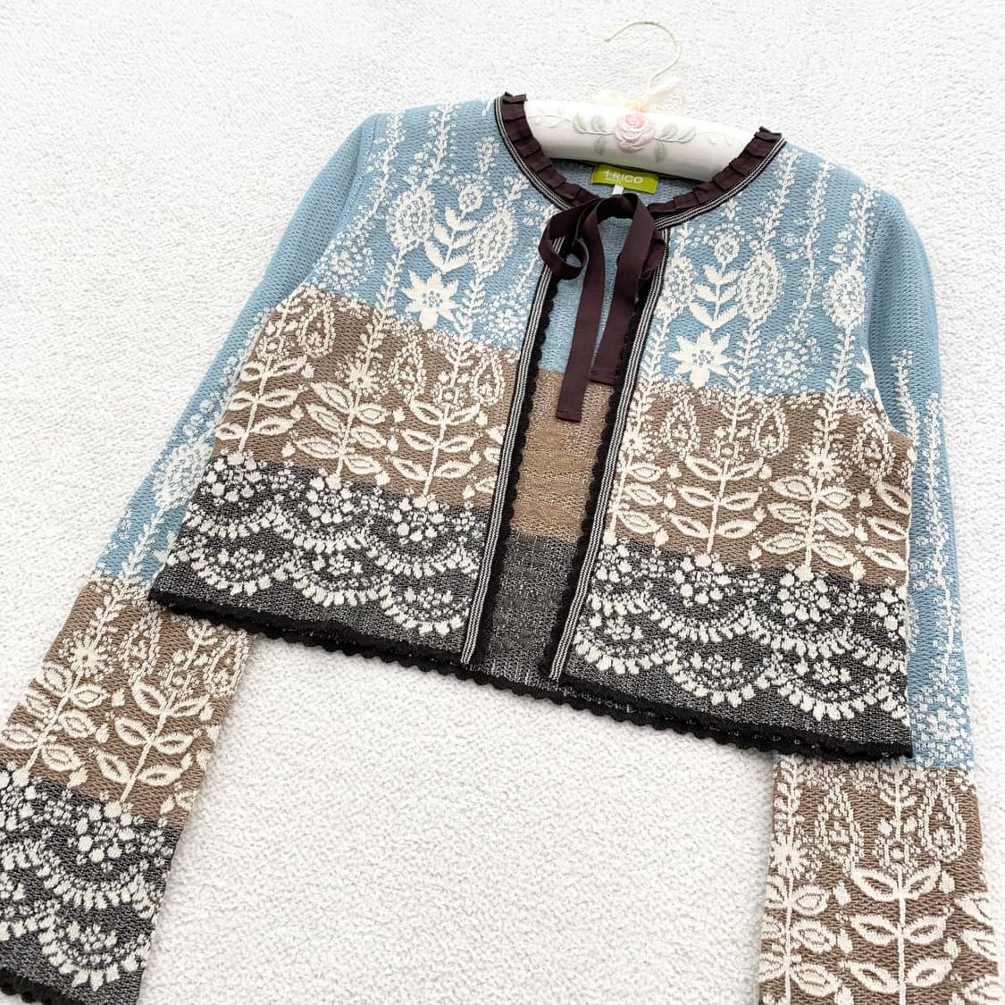 히피페어리 ♥ 모리 자수 가디건 상품이미지3