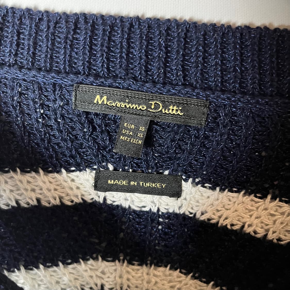 [Massimo Dutti] 마시모두띠 스트라이프 시스루 니트 상품이미지5