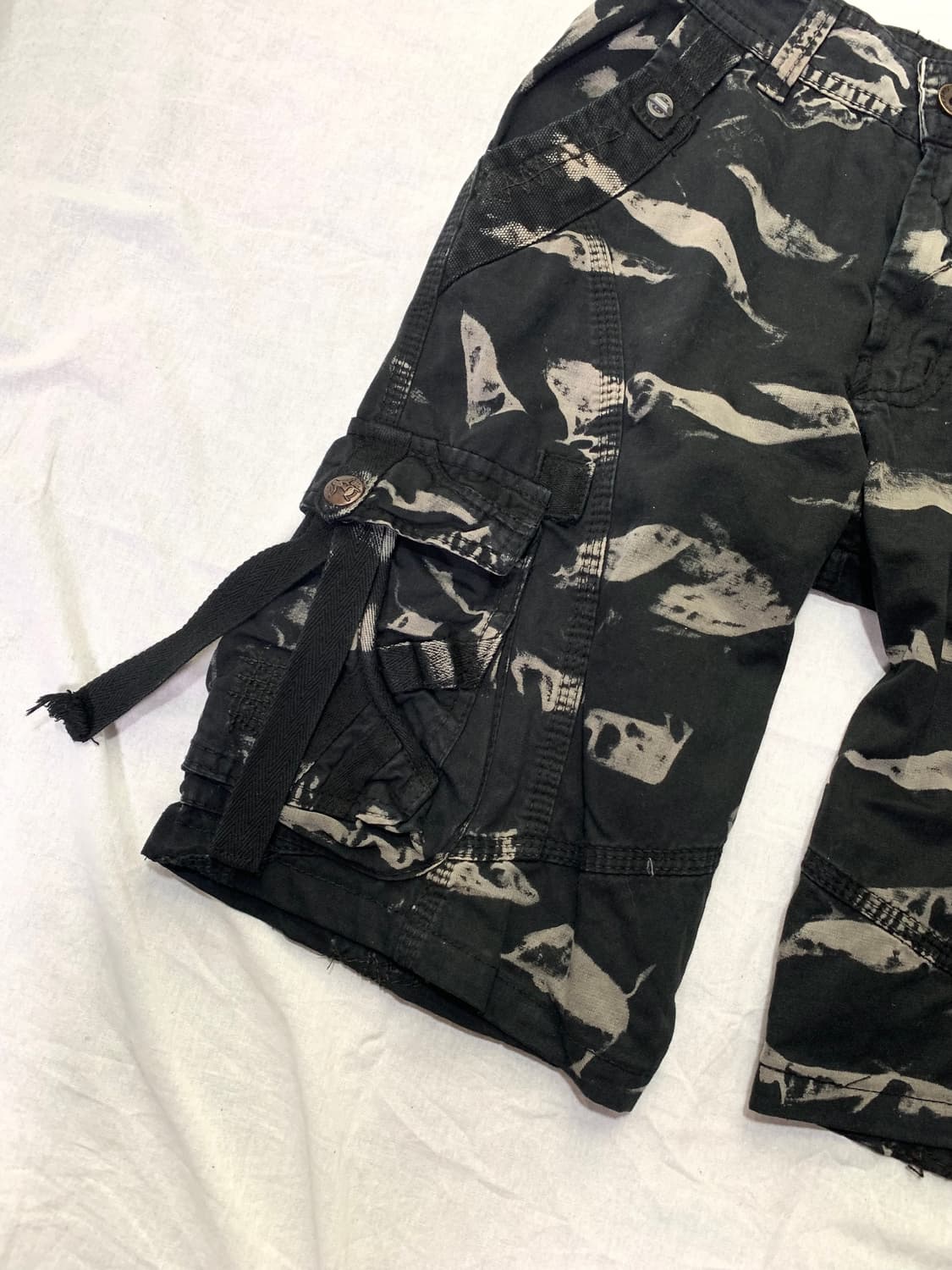 Grunge mood cargo capri pants  상품이미지2