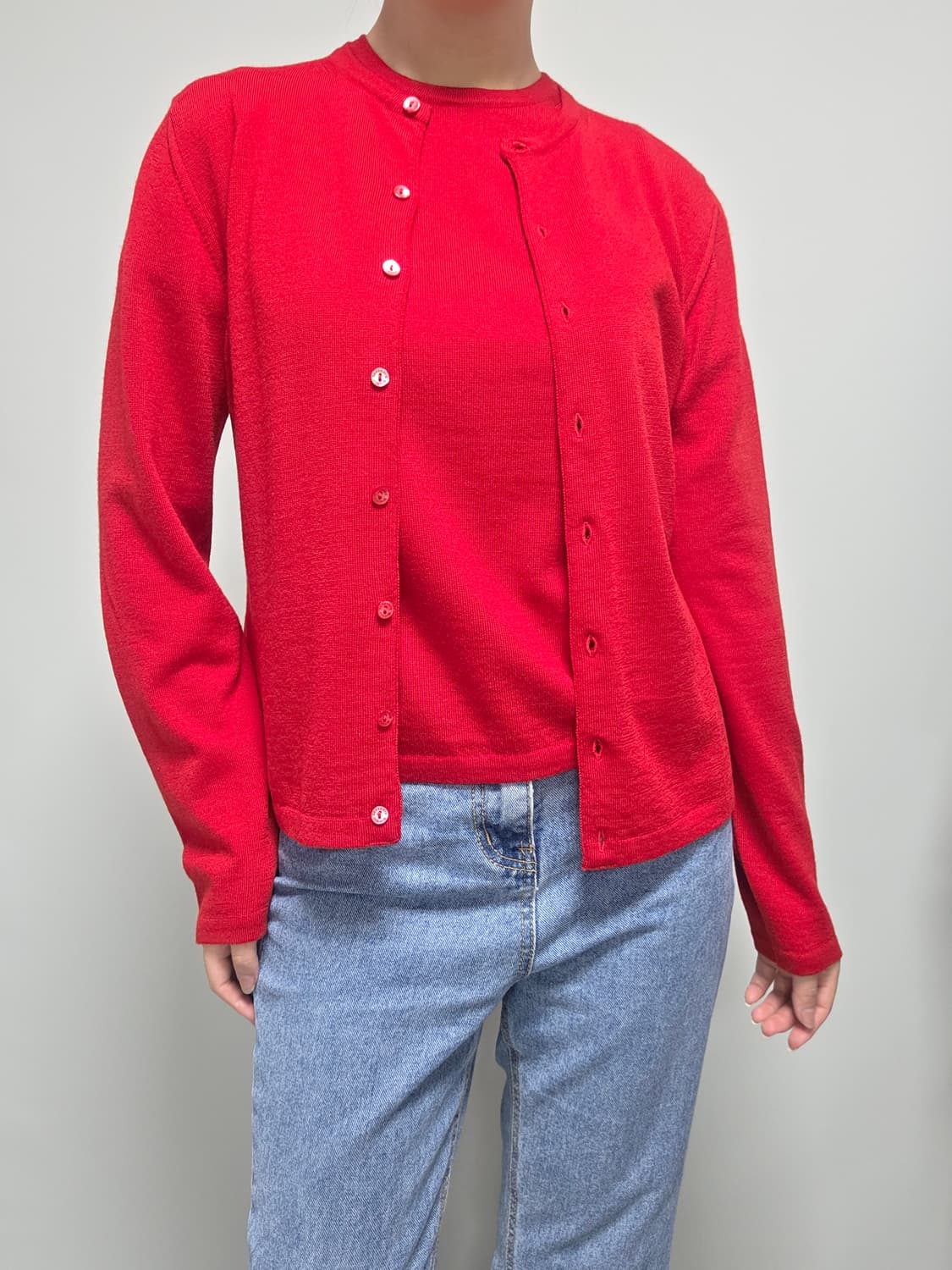 버버리 레드 앙상블 상품이미지5