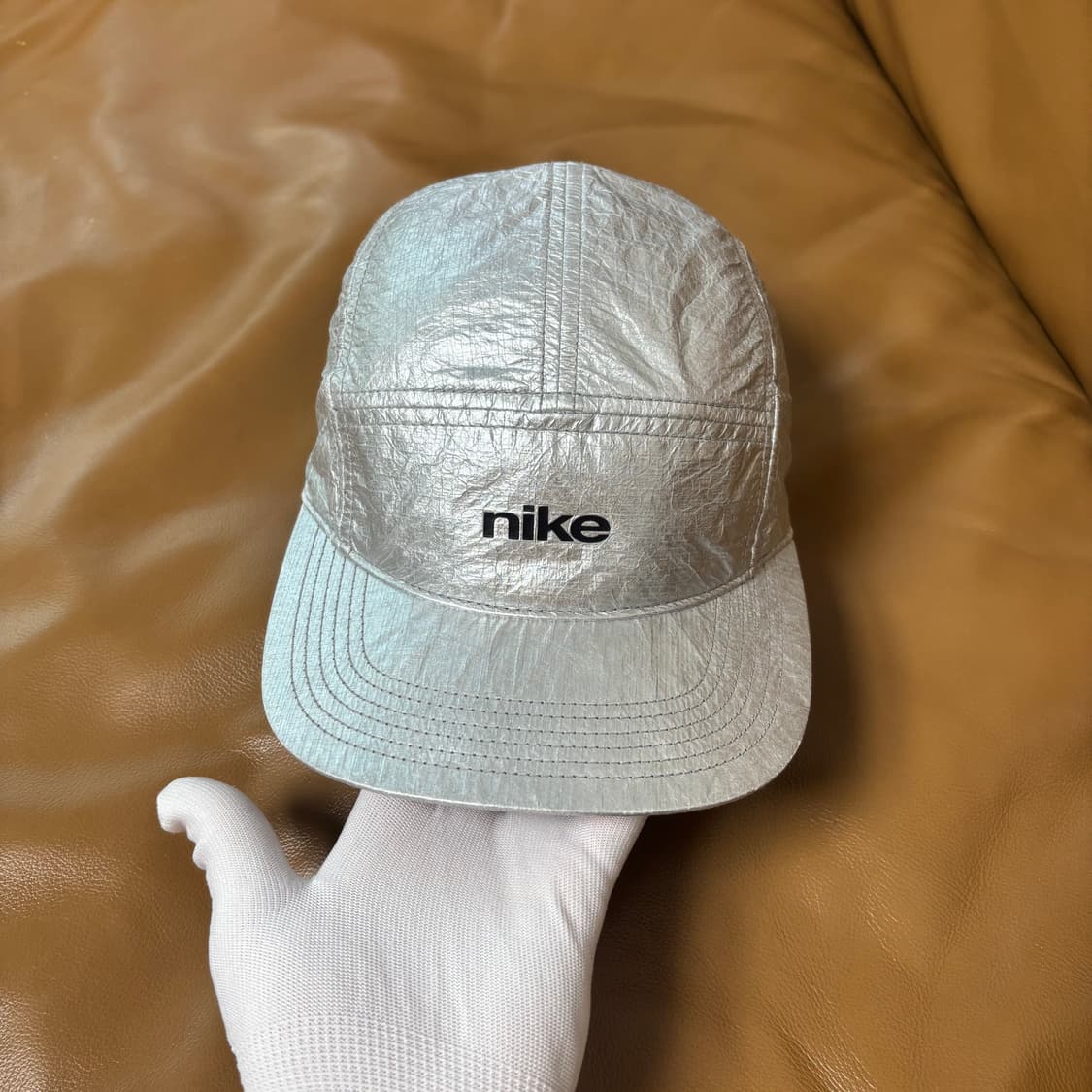 NIKE 나이키 마스랜딩 실버 AW84 헤리티지 캠프캡 모자 상품이미지2