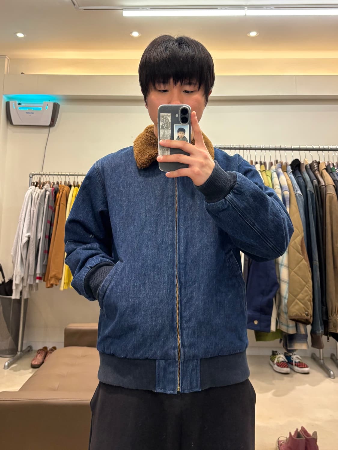 리바이스 프리미엄 베이 스트릿 봄버 시어링 자켓 상품이미지9