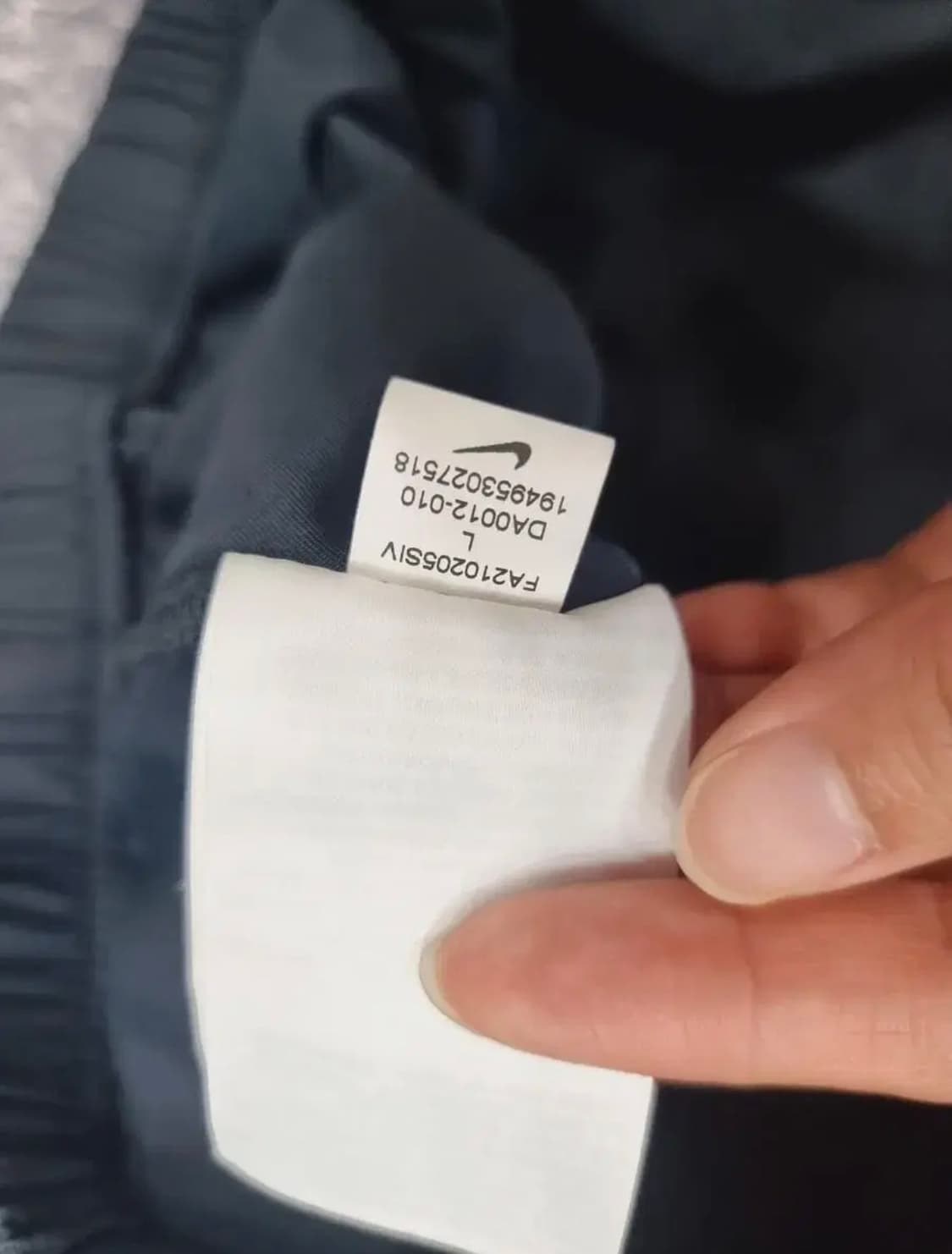 나이키 아노락 바람막이 에센셜 우븐자켓 블랙 L 상품이미지7