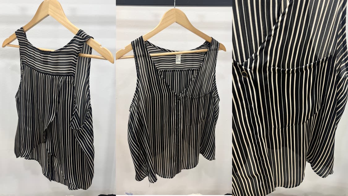 Stripe chic summer vest  상품이미지7