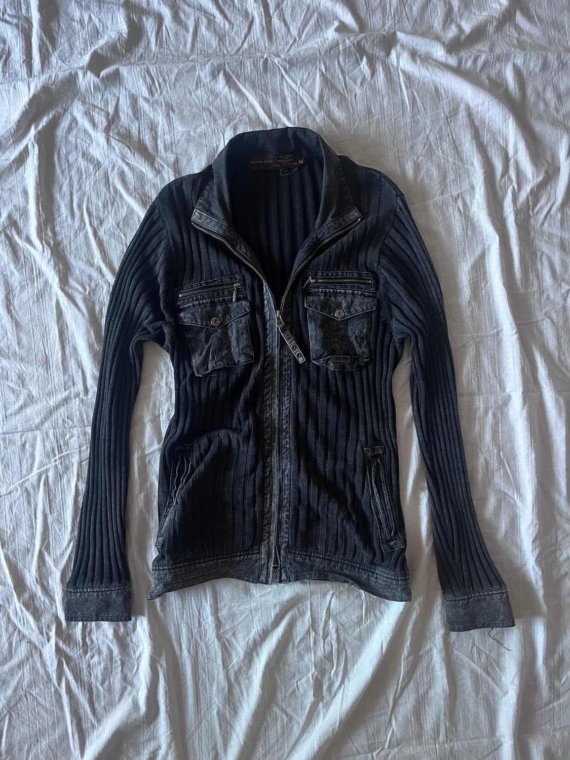 vintage knit zip up 상품이미지1