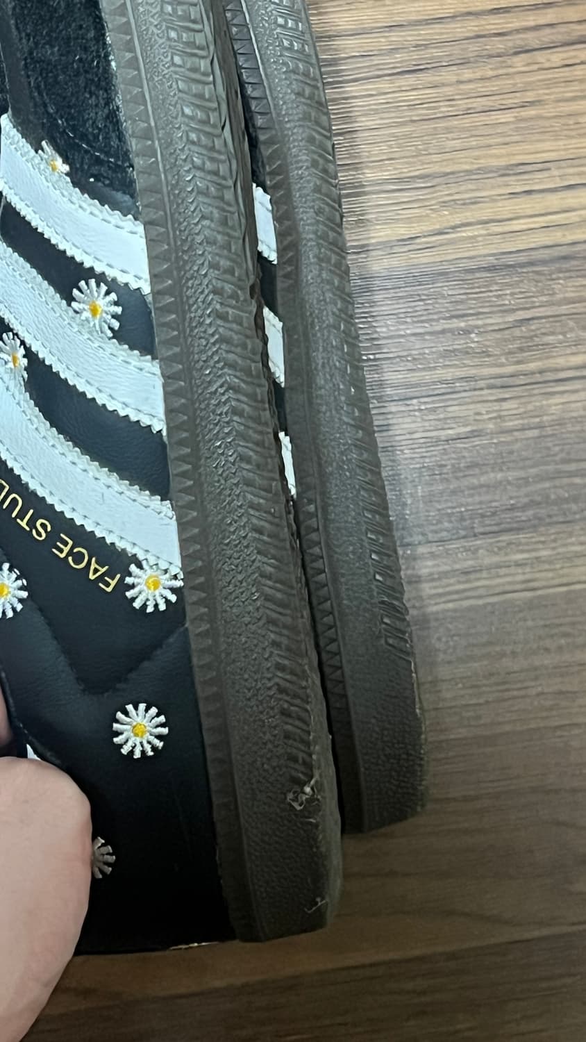 아디다스 x 아트모스 x 페이스 삼바 OG 코어 블랙 270 상품이미지8