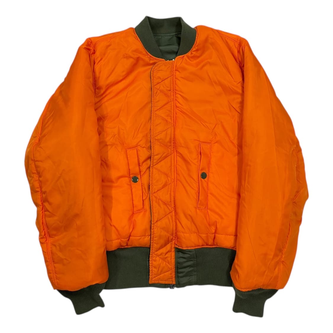 알파인더스토리 X 아리아나그란데 MA-1 봄버 자켓 카키 XS 상품이미지3